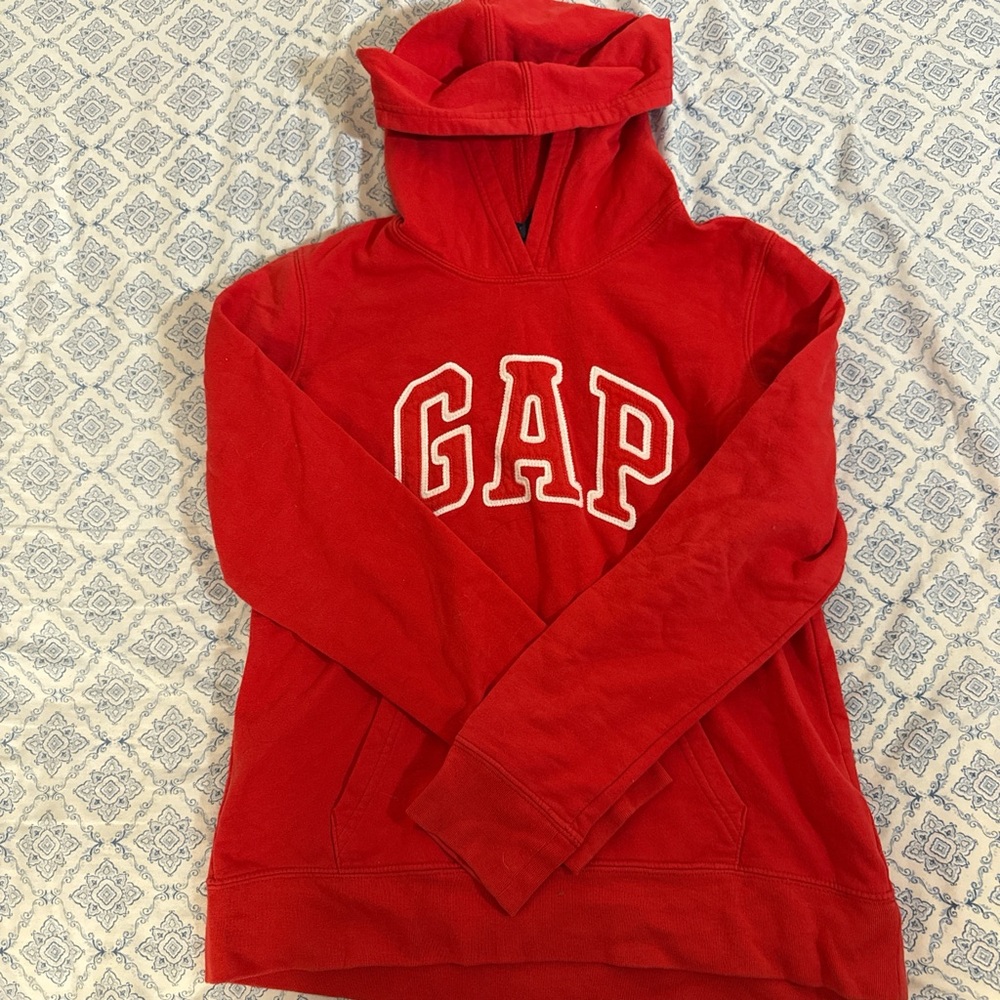 GAP Vibrant Red Pullover Hoodie
